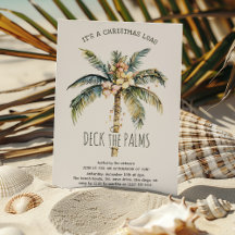 Deck the Palms Christmas Luau Party 