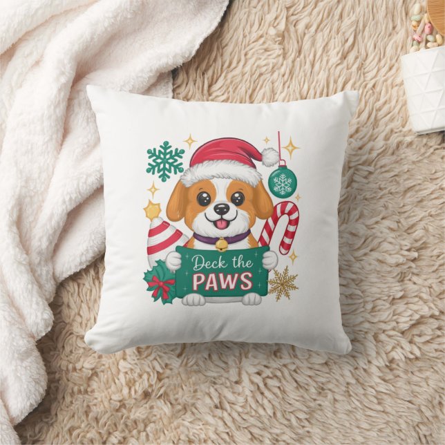 Deck The Paws Cushion (Blanket)