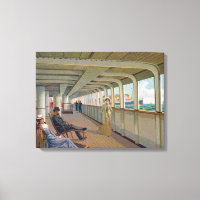 Deck View of the Patricia, Hamburg-America Line