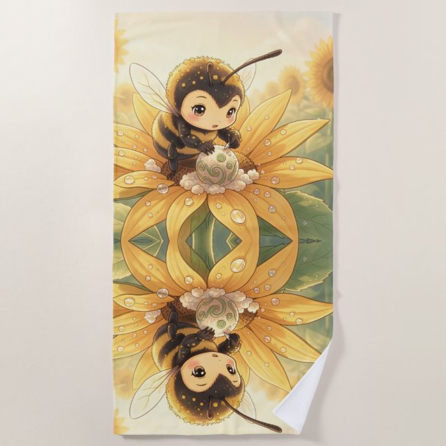 Decke Beach Towel (Front)