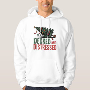 Decked and Distressed   Festive Breakdown Mood Hoodie