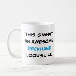 deckhand, awesome coffee mug