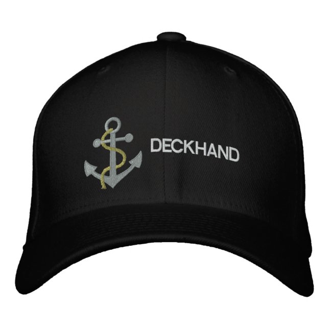 Deckhand Yacht Embroidered Cap (Front)