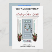 Decking New Halls Blue Door Christmas Photo Moving