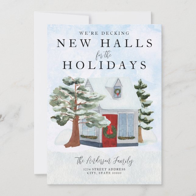 Decking New Halls for the Holidays Photo Holiday Card (Front)