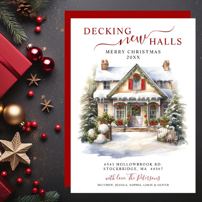 Decking New Halls New Home Christmas Moving Announcement (Creator Uploaded)