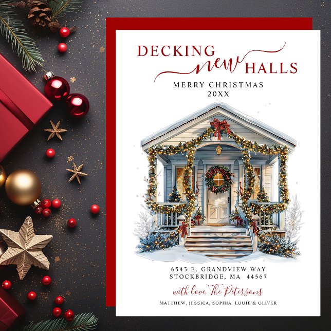 Decking New Halls New Home Christmas Moving Announcement (Creator Uploaded)