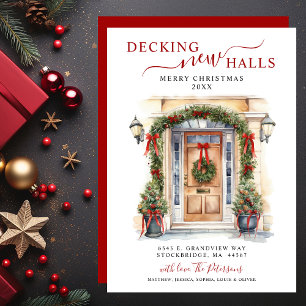 Decking New Halls New Home Christmas Moving Announcement