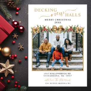 Decking New Halls Photo Christmas New Home Moving Announcement