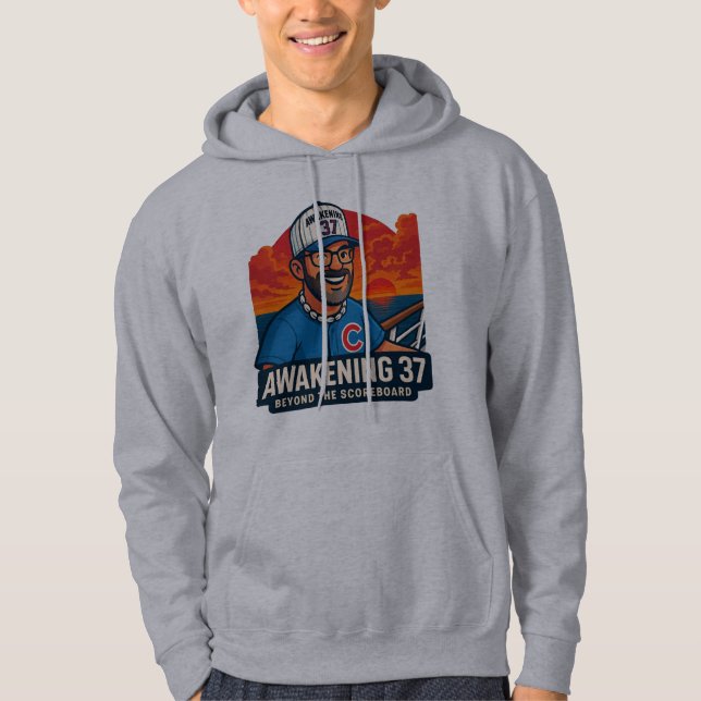 Decks and Dingers Sunset Hoodie (Front)