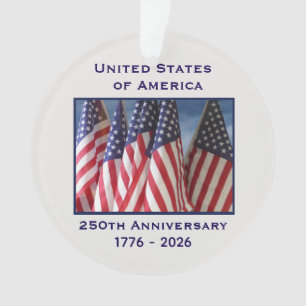 Declaration of Independence 250th Anniversary USA Ornament