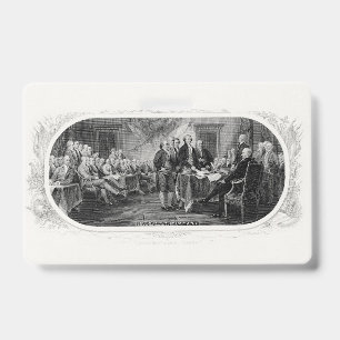Declaration of Independence: $2 Bill, Etching ID Badge
