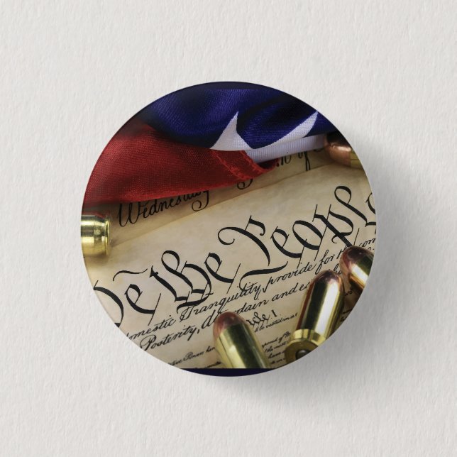 Declaration of Independence  3 Cm Round Badge (Front)