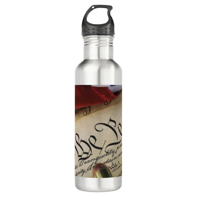 Declaration of Independence   710 Ml Water Bottle (Front)