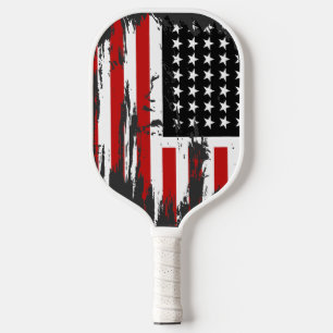 Declaration of Independence and American Flag Pickleball Paddle
