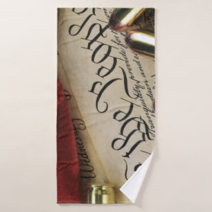 Declaration of Independence Bath Towel