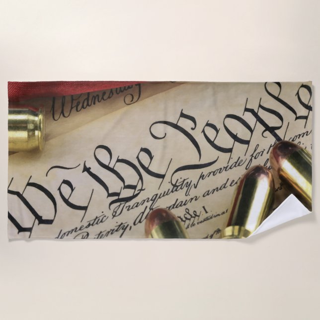 Declaration of Independence   Beach Towel (Front)