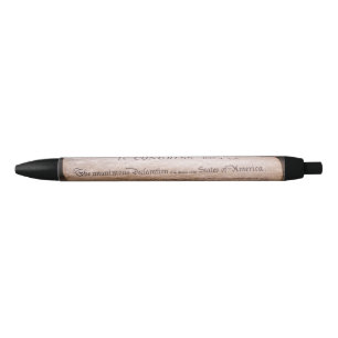 Declaration of Independence Black Ink Pen