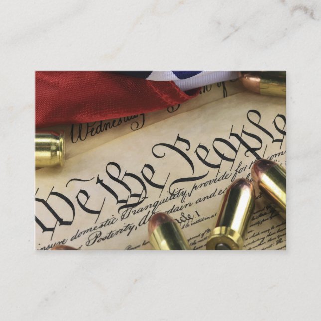 Declaration of Independence   Business Card (Front)
