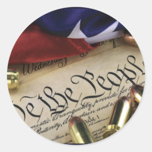 Declaration of Independence Classic Round Sticker