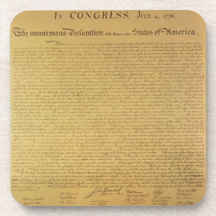 Declaration of Independence Coaster