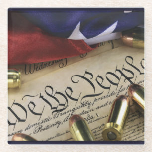 Declaration of Independence Glass Coaster