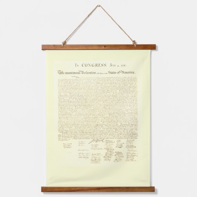 Declaration of Independence Hanging Tapestry (Front)
