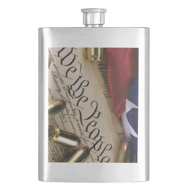 Declaration of Independence   Hip Flask (Front)