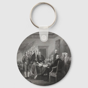 Declaration of Independence Key Ring