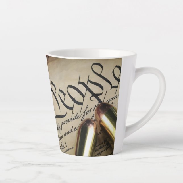 Declaration of Independence   Latte Mug (Right)