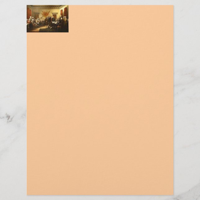 Declaration of Independence Letterhead (Front)