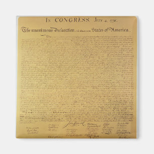 Declaration of Independence Magnet