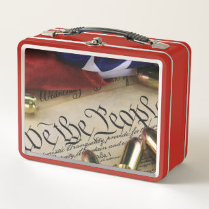 Declaration of Independence Metal Lunch Box