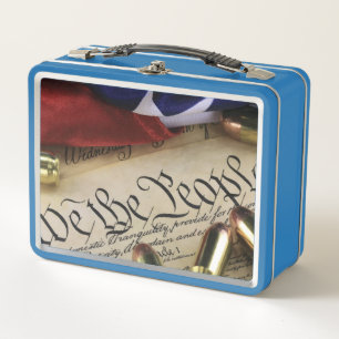Declaration of Independence Metal Lunch Box