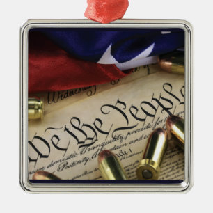 Declaration of Independence Metal Tree Decoration