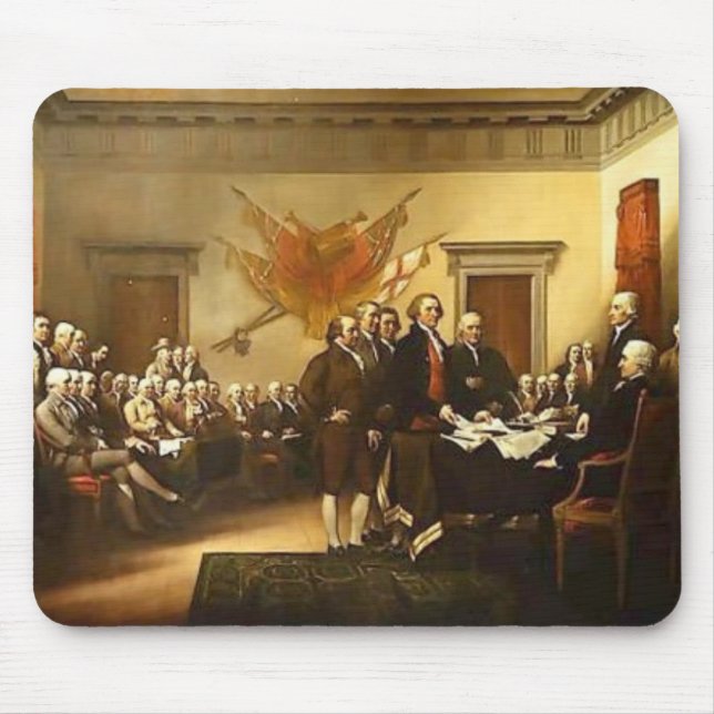 Declaration of independence Mousepad (Front)