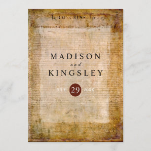 Declaration of Independence 📜 old 1776 Parchment Programme