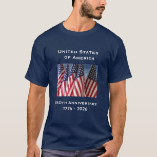 Declaration of Independence on Back July 4th 1776 T-Shirt