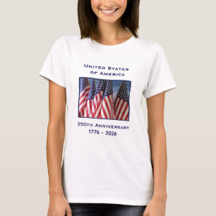 Declaration of Independence on Back July 4th 1776 T-Shirt