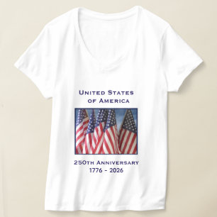 Declaration of Independence on Back July 4th 1776 T-Shirt