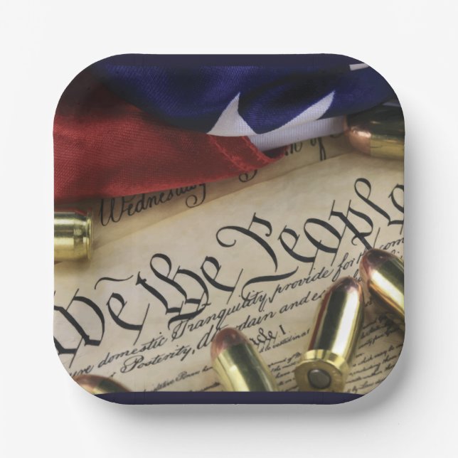 Declaration of Independence   Paper Plate (Front)