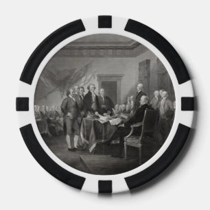 Declaration of Independence Poker Chips