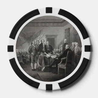 Declaration of Independence Poker Chips