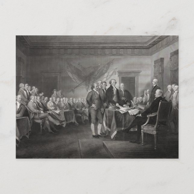 Declaration of Independence Postcard (Front)