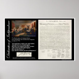 Declaration of Independence Poster