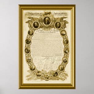 Declaration of Independence Poster