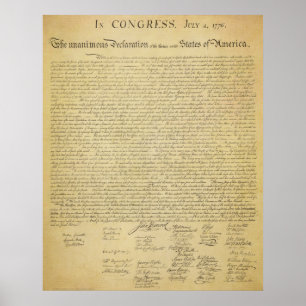 Declaration of Independence Print