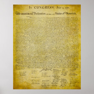 Declaration of Independence Print