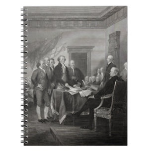 Declaration of Independence Spiral Notebook