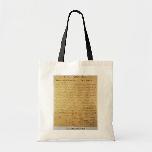 Declaration of Independence Tote Bag (Front)